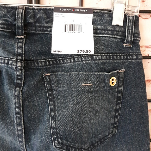 NWT Tommy Hilfiger Curvy Bootcut Blue Jeans - Picture 6 of 7